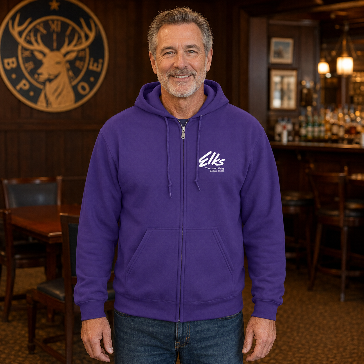 Full-Zip Hooded Sweatshirt - Unisex
