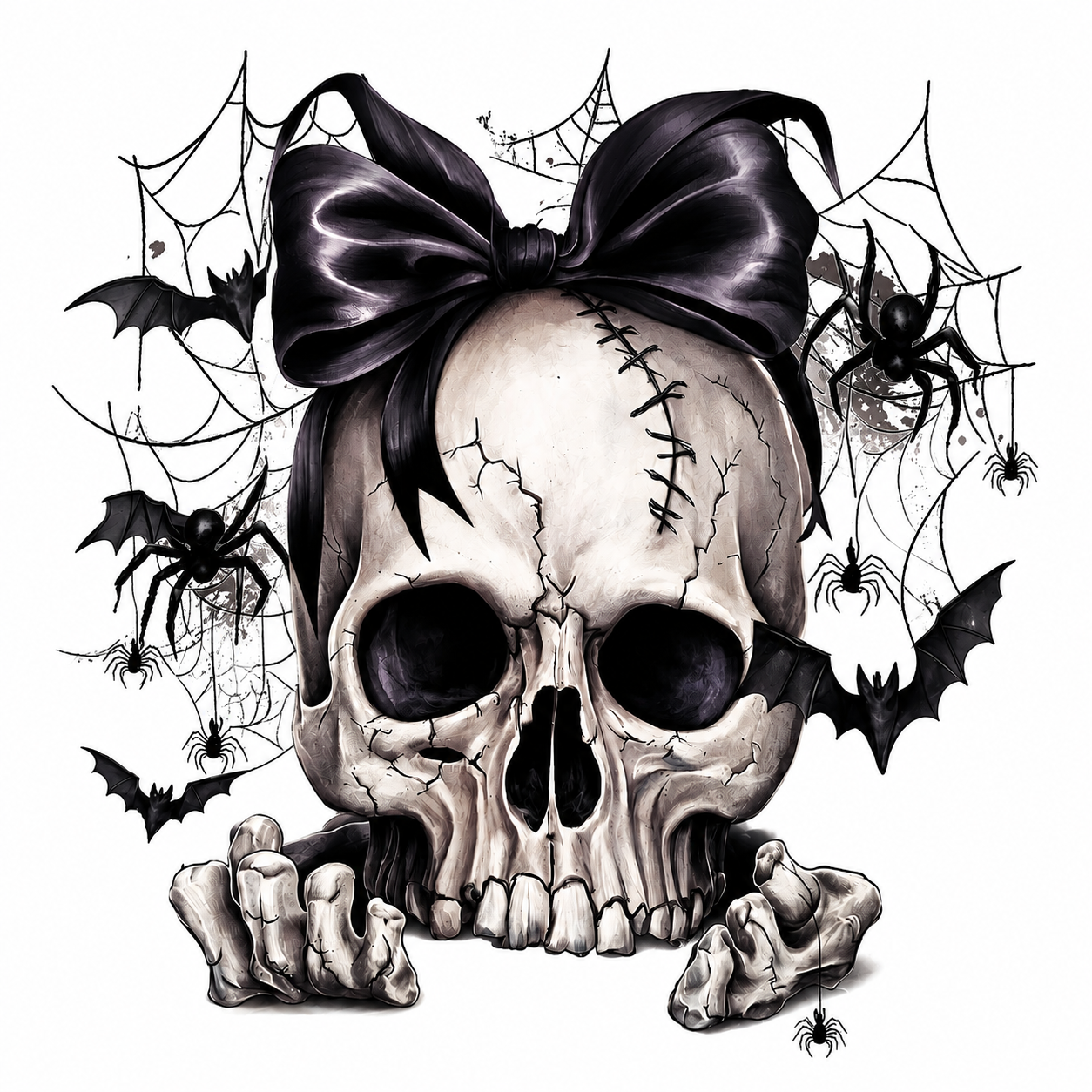 Holloween Skull (T-shirt or Sweatshirt)